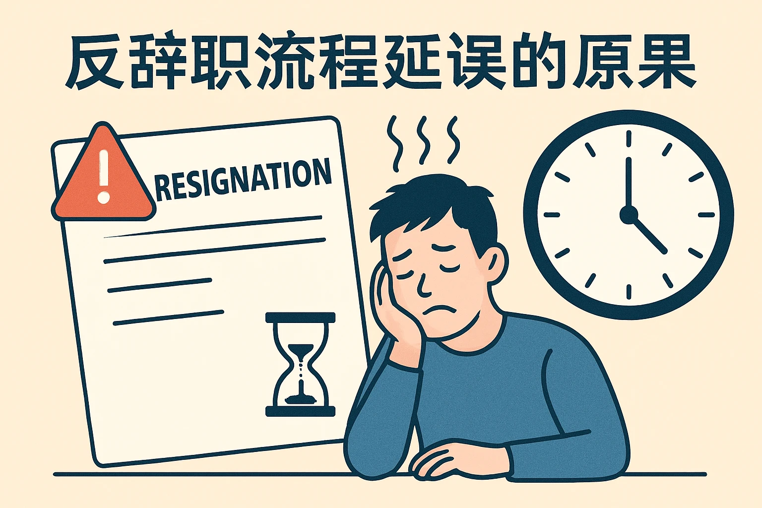 辞职流程延误的后果