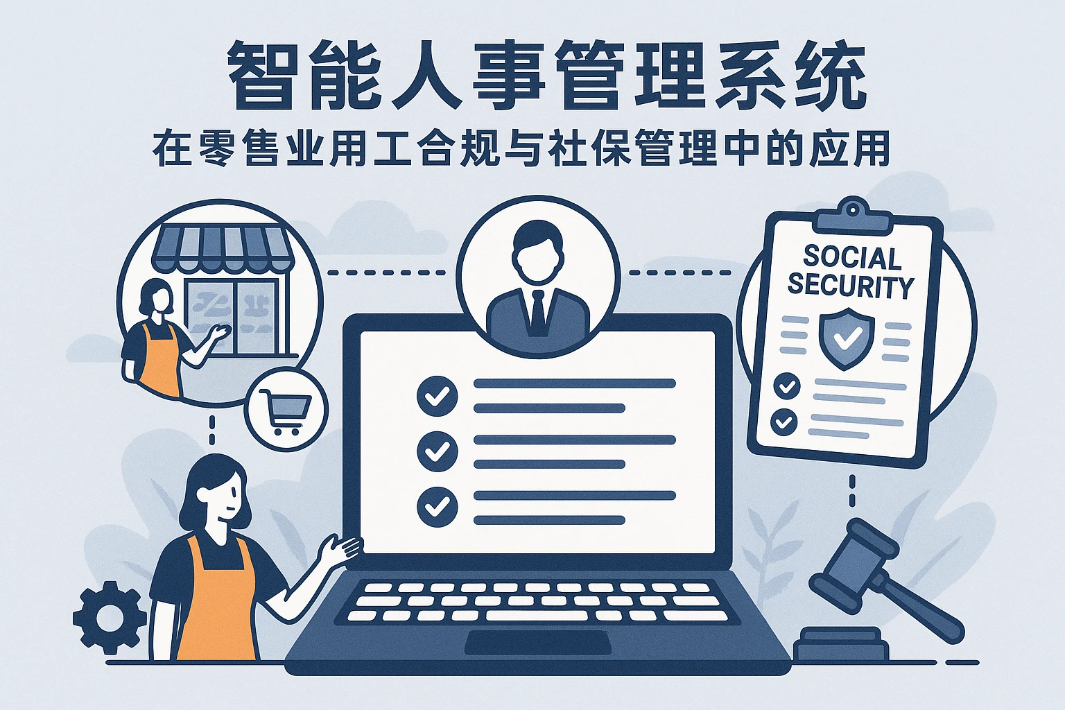 智能人事管理系统在零售业用工合规与社保管理中的应用