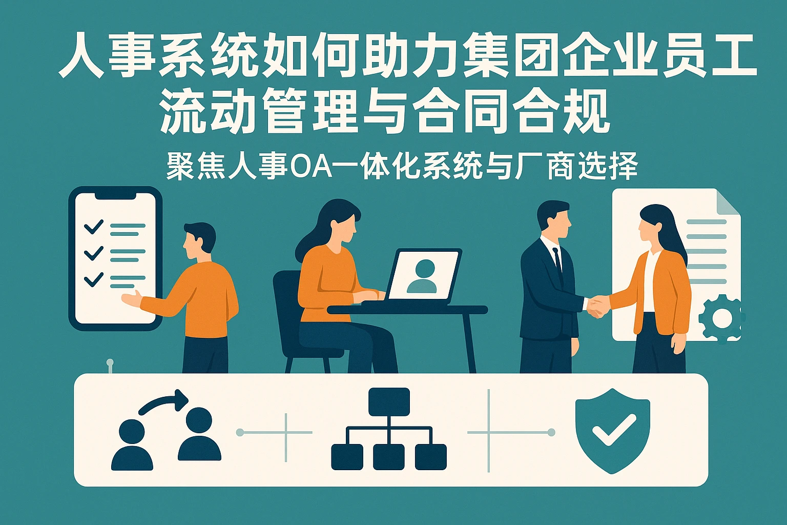 人事系统如何助力集团企业员工流动管理与合同合规——聚焦人事OA一体化系统与厂商选择