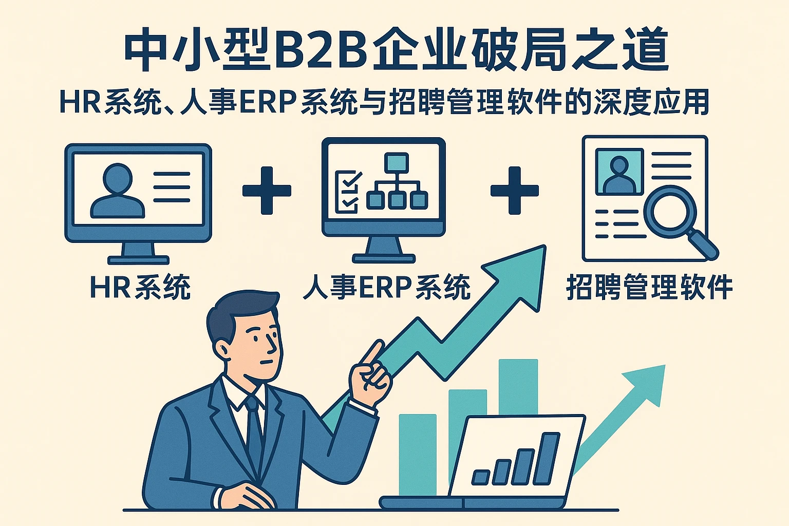 中小型B2B企业破局之道：HR系统、人事ERP系统与招聘管理软件的深度应用