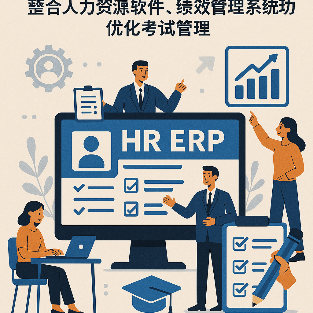 2022年，企业引入人事ERP系统，整合人力资源软件、绩效管理系统功能，优化考试管理：