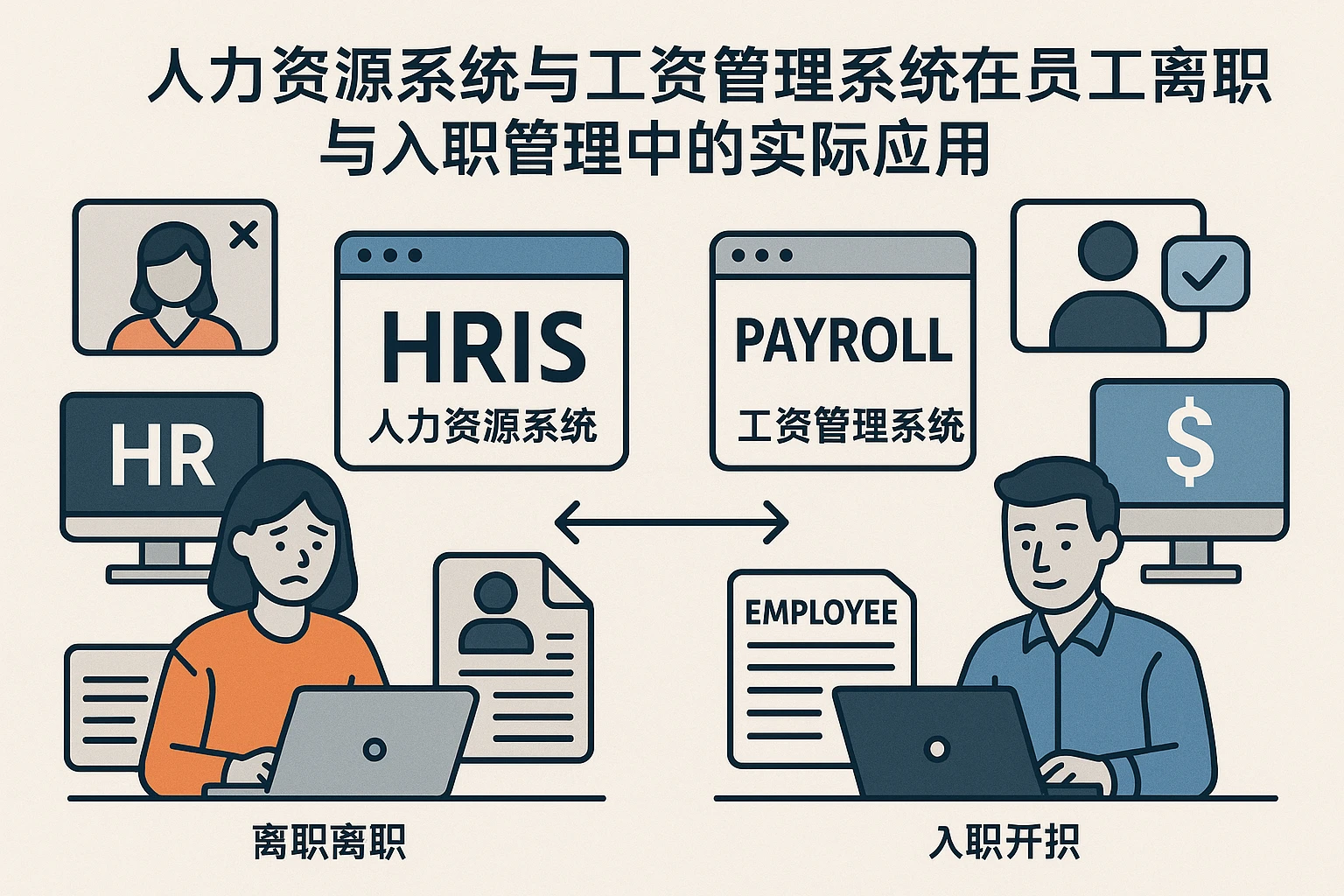 人力资源系统与工资管理系统在员工离职与入职管理中的实际应用
