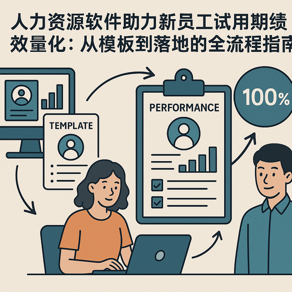 人力资源软件助力新员工试用期绩效量化：从模板到落地的全流程指南