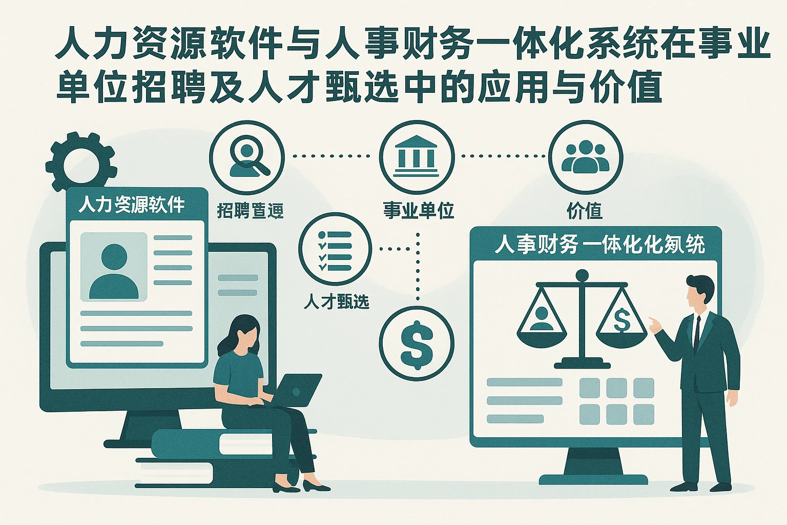 人力资源软件与人事财务一体化系统在事业单位招聘及人才甄选中的应用与价值