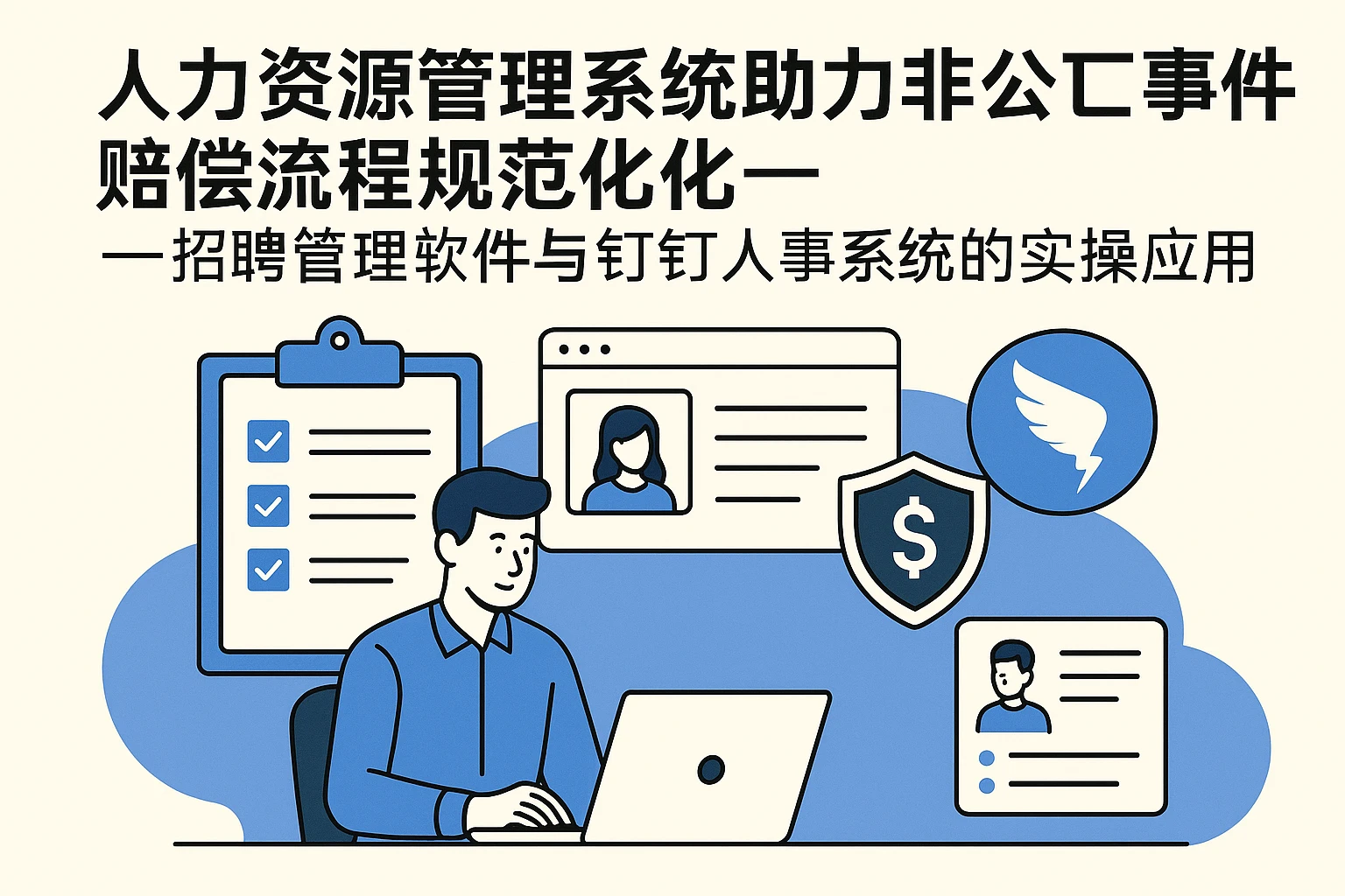 人力资源管理系统助力非公亡事件赔偿流程规范化——招聘管理软件与钉钉人事系统的实操应用