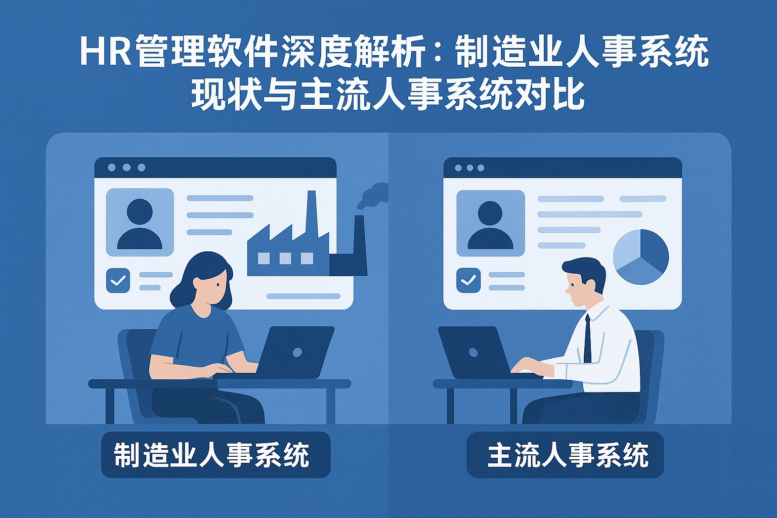 HR管理软件深度解析：制造业人事系统现状与主流人事系统对比