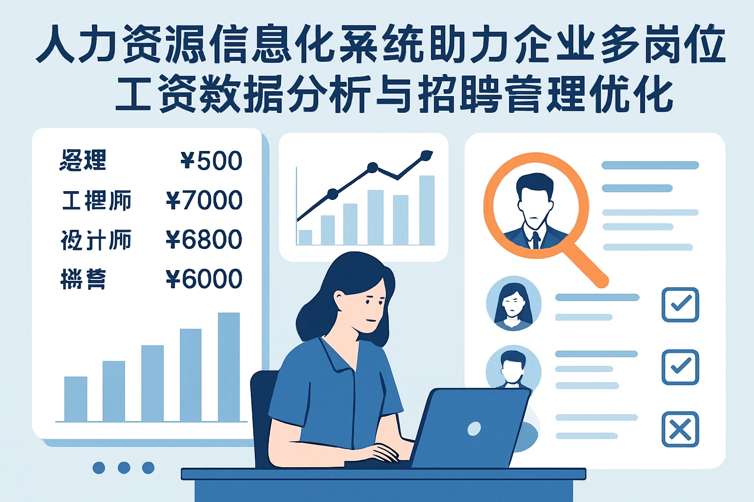 人力资源信息化系统助力企业多岗位工资数据分析与招聘管理优化
