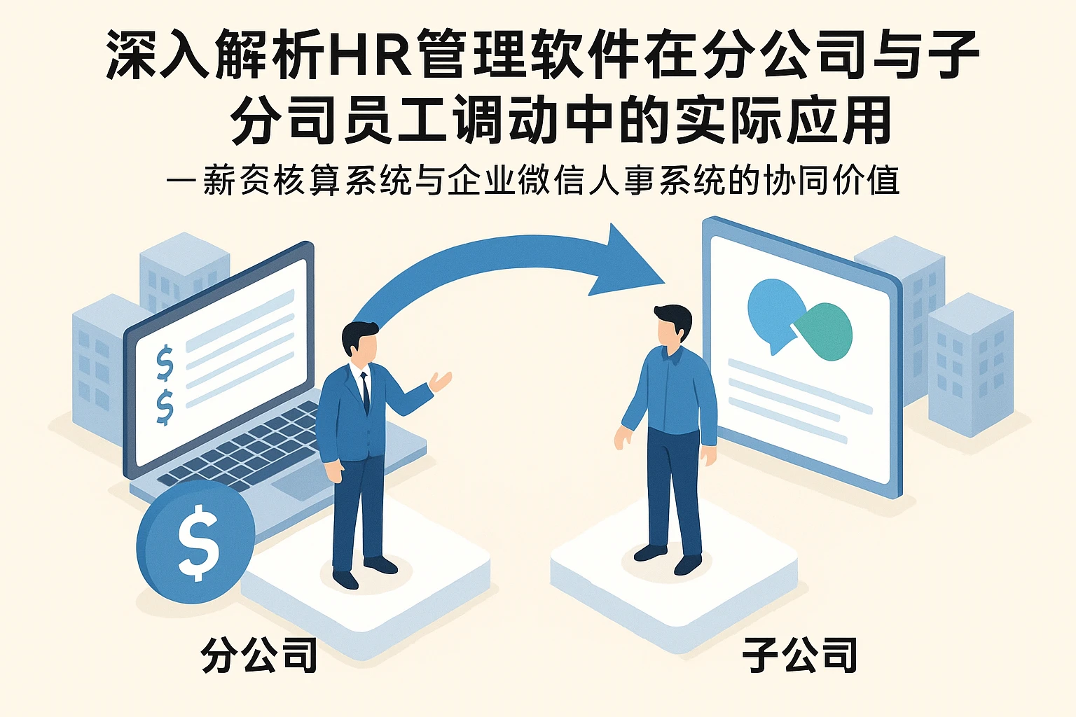 深入解析HR管理软件在分公司与子公司员工调动中的实际应用 —— 薪资核算系统与企业微信人事系统的协同价值