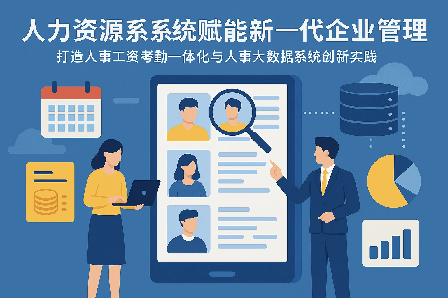 人力资源系统赋能新一代企业管理：打造人事工资考勤一体化与人事大数据系统创新实践