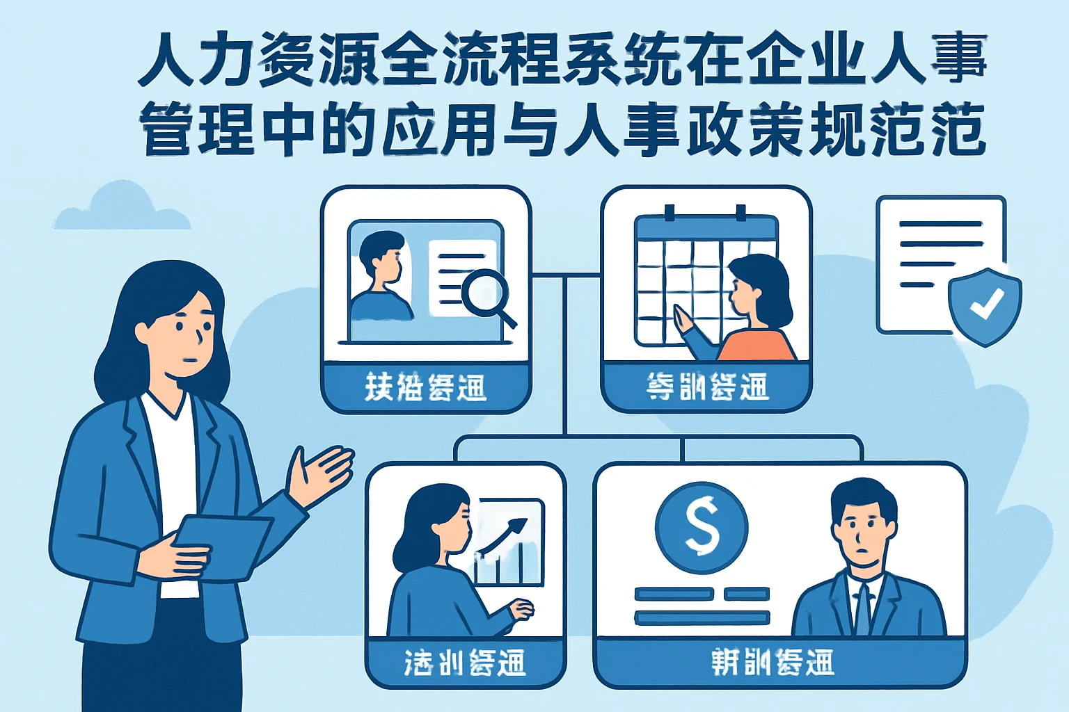 人力资源全流程系统在企业人事管理中的应用与人事政策规范