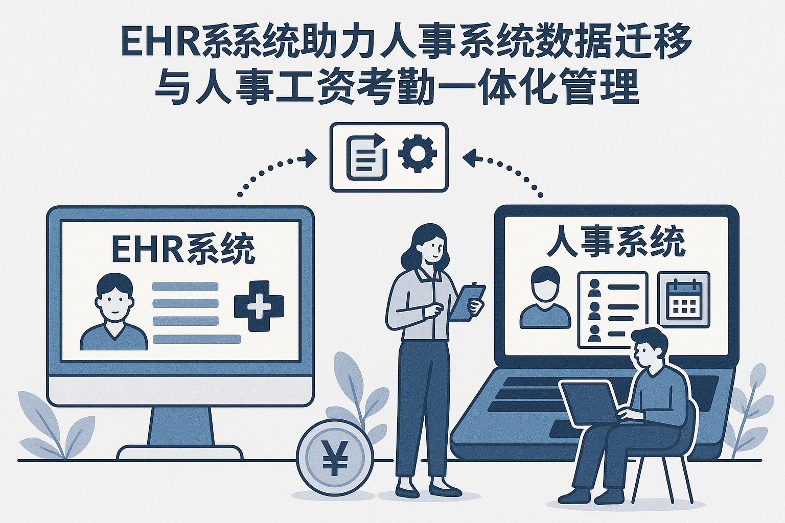 EHR系统助力人事系统数据迁移与人事工资考勤一体化管理