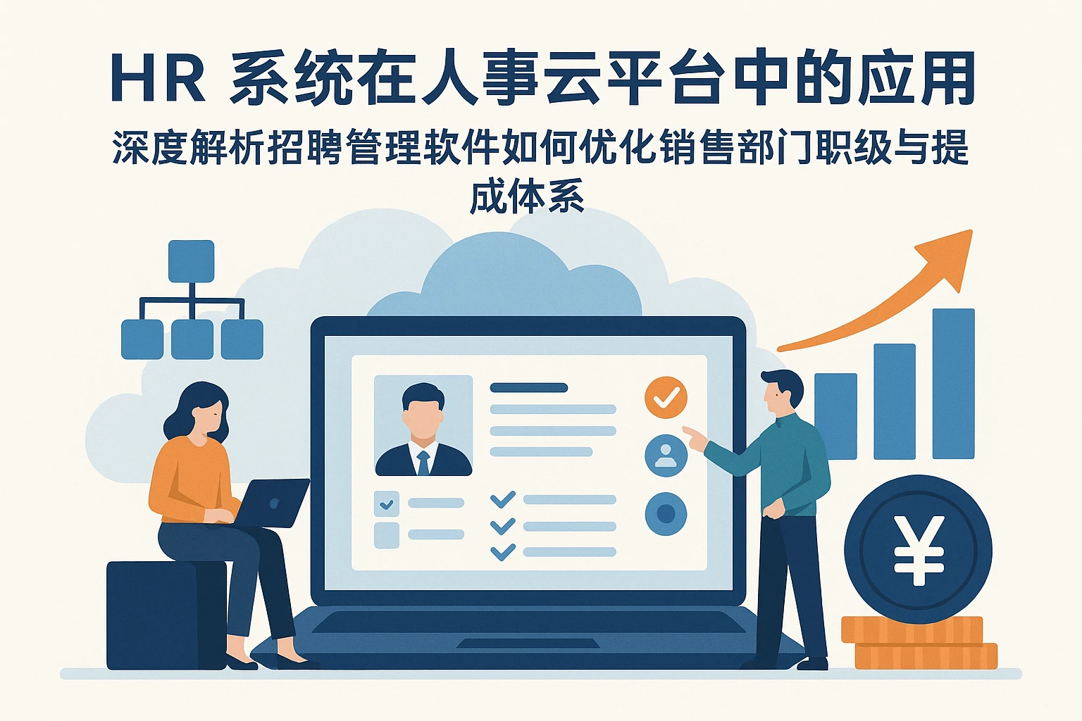 HR系统在人事云平台中的应用:深度解析招聘管理软件如何优化销售部门职级与提成体系