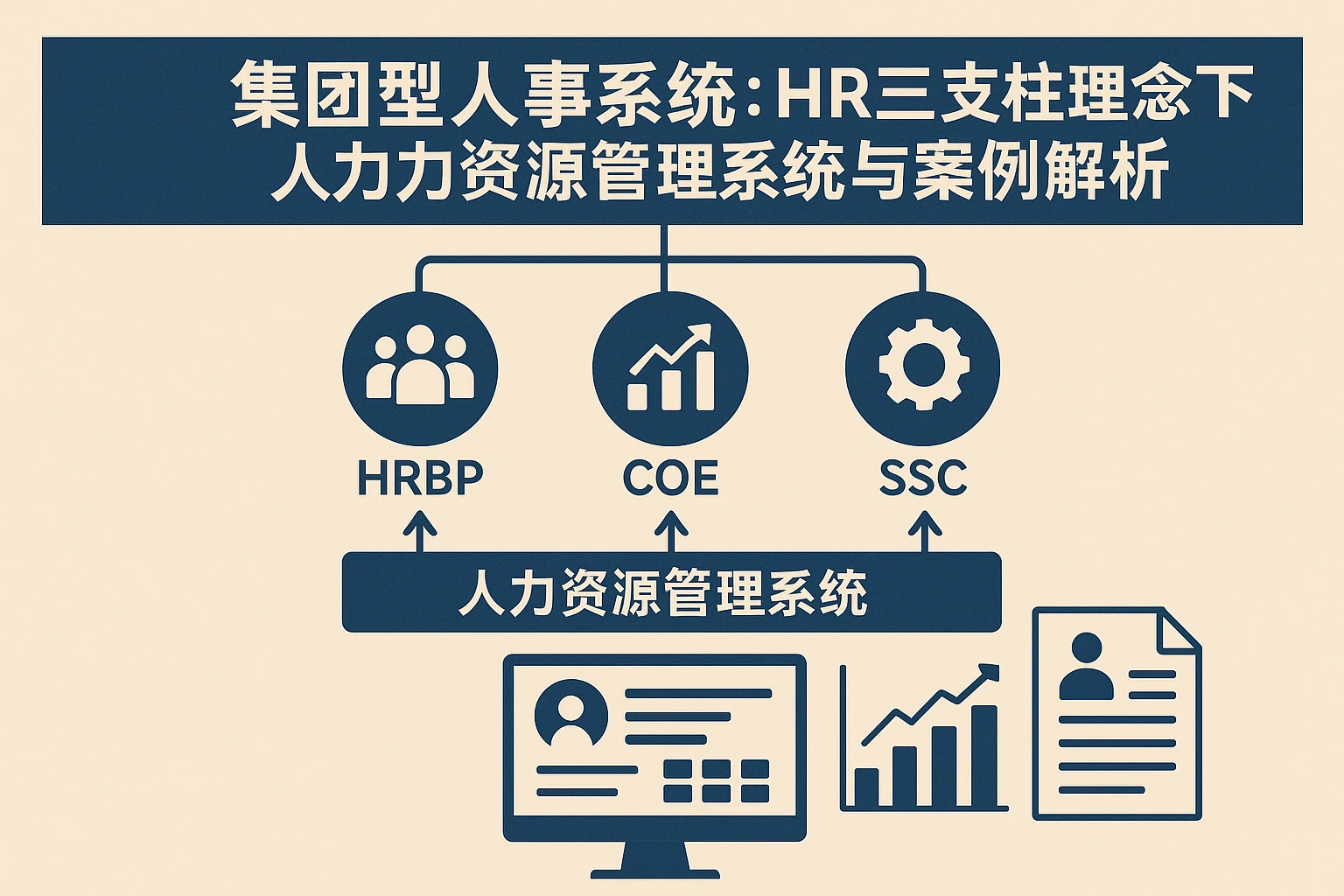 集团型人事系统：HR三支柱理念下的人力资源管理系统与案例解析