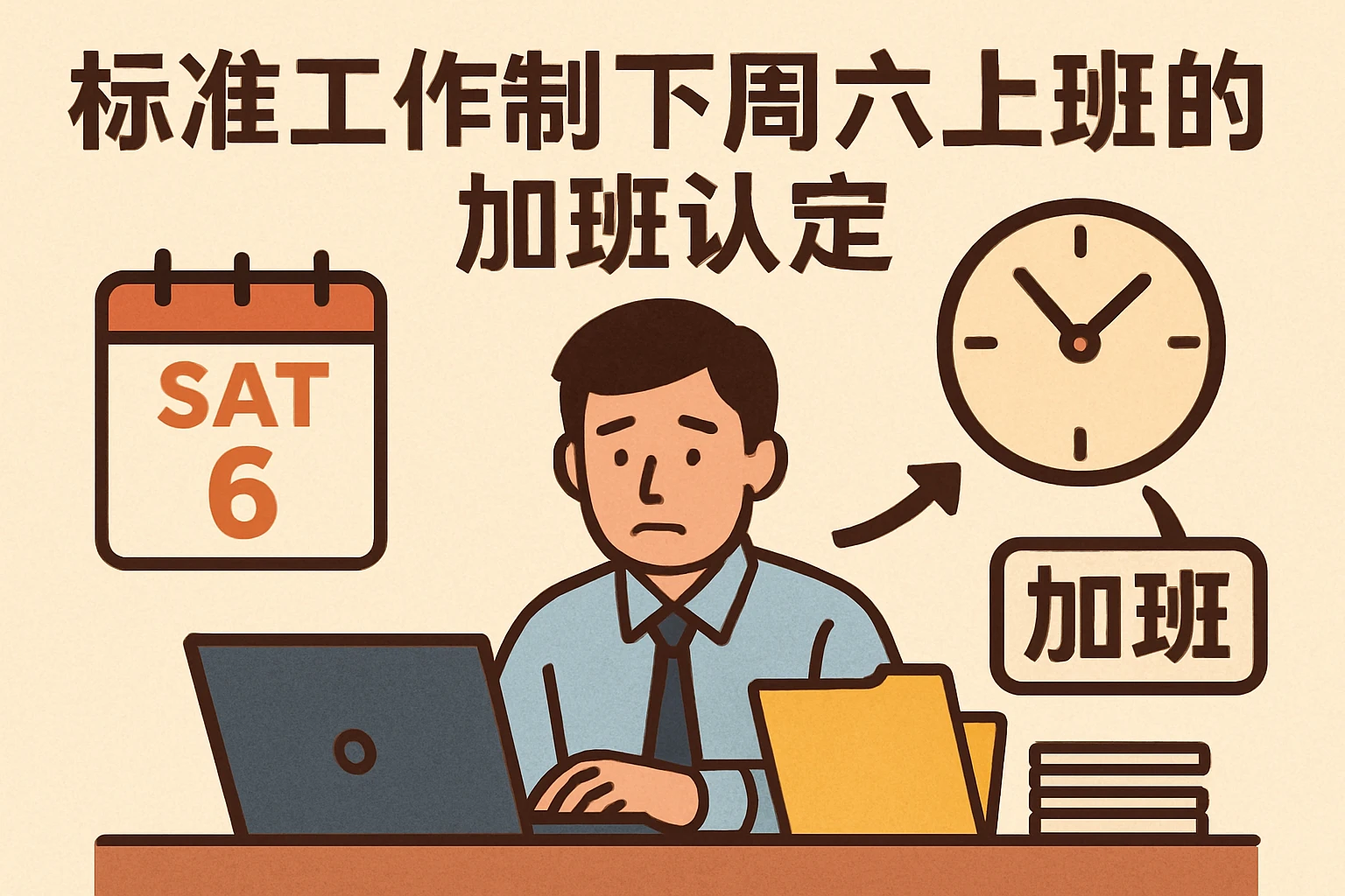 标准工作制下周六上班的加班认定