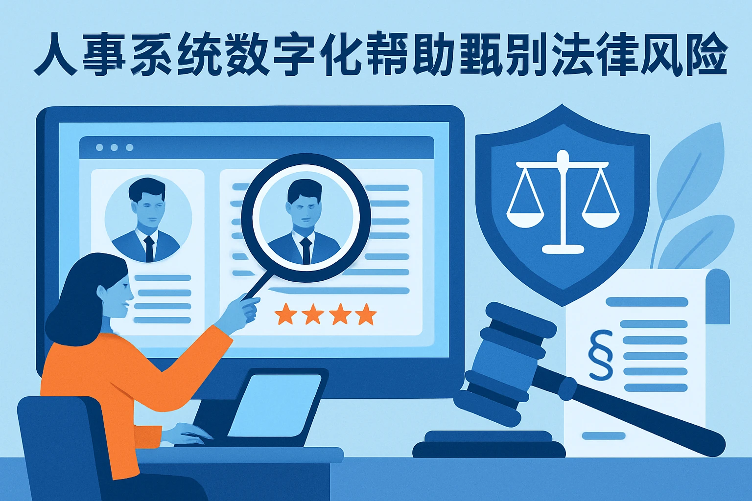人事系统数字化帮助甄别法律风险