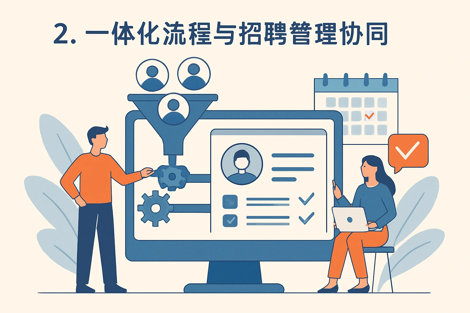 2. 一体化流程与招聘管理协同