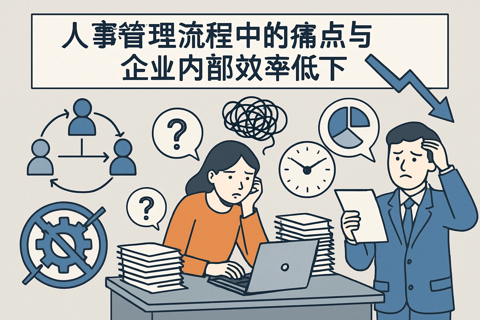 人事管理流程中的痛点与企业内部效率低下