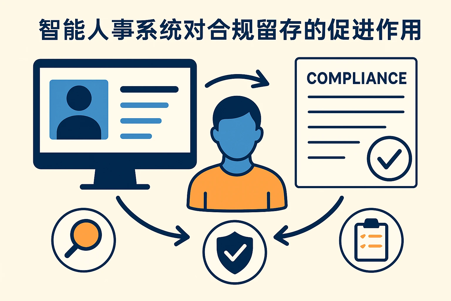 智能人事系统对合规留存的促进作用