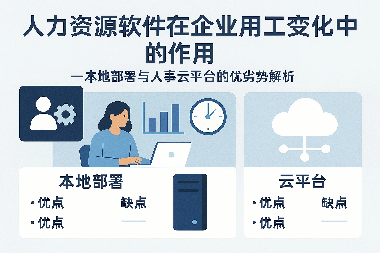 人力资源软件在企业用工变化中的作用——本地部署与人事云平台的优劣势解析