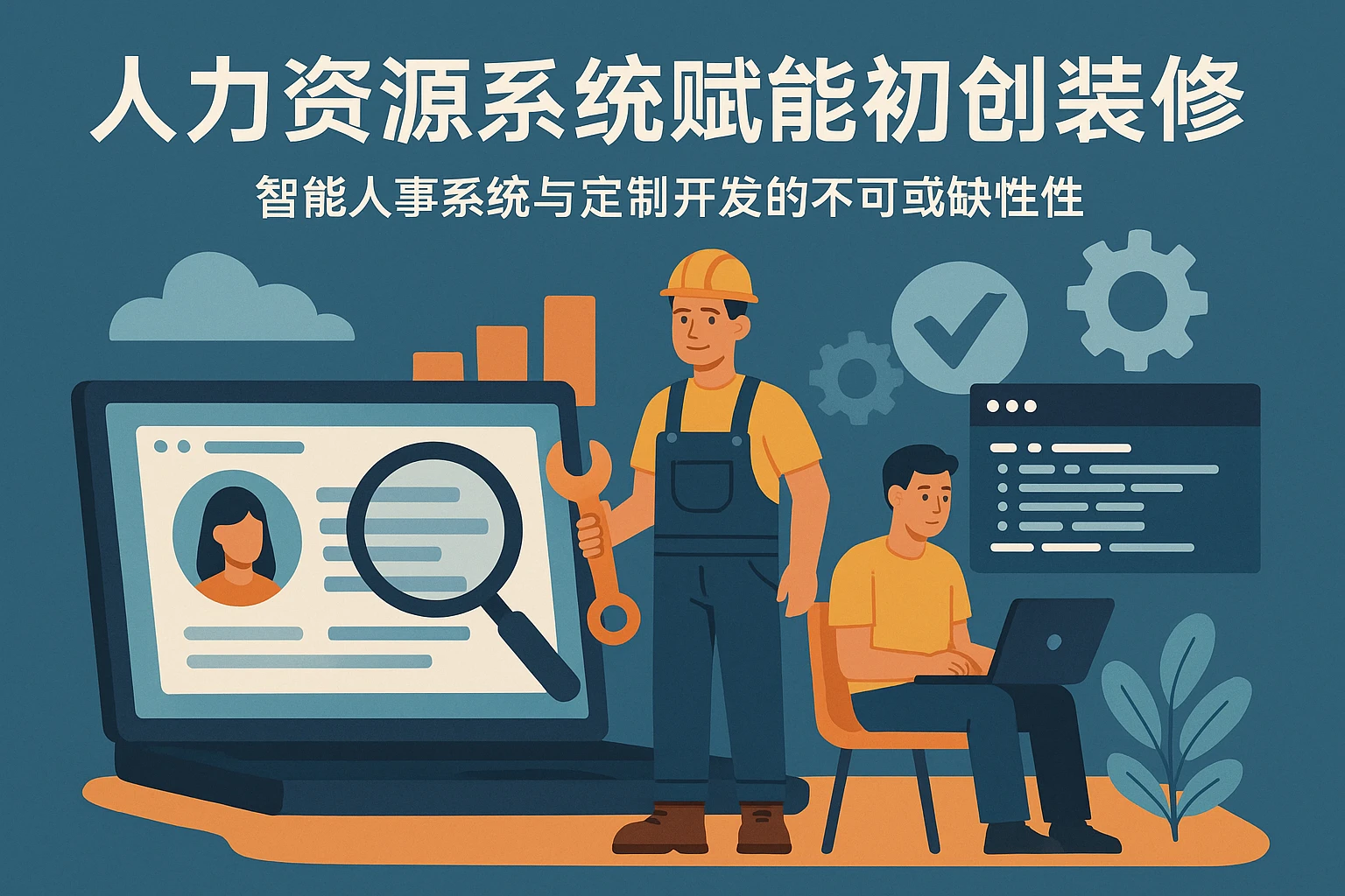 人力资源系统赋能初创装修公司:智能人事系统与定制开发的不可或缺性