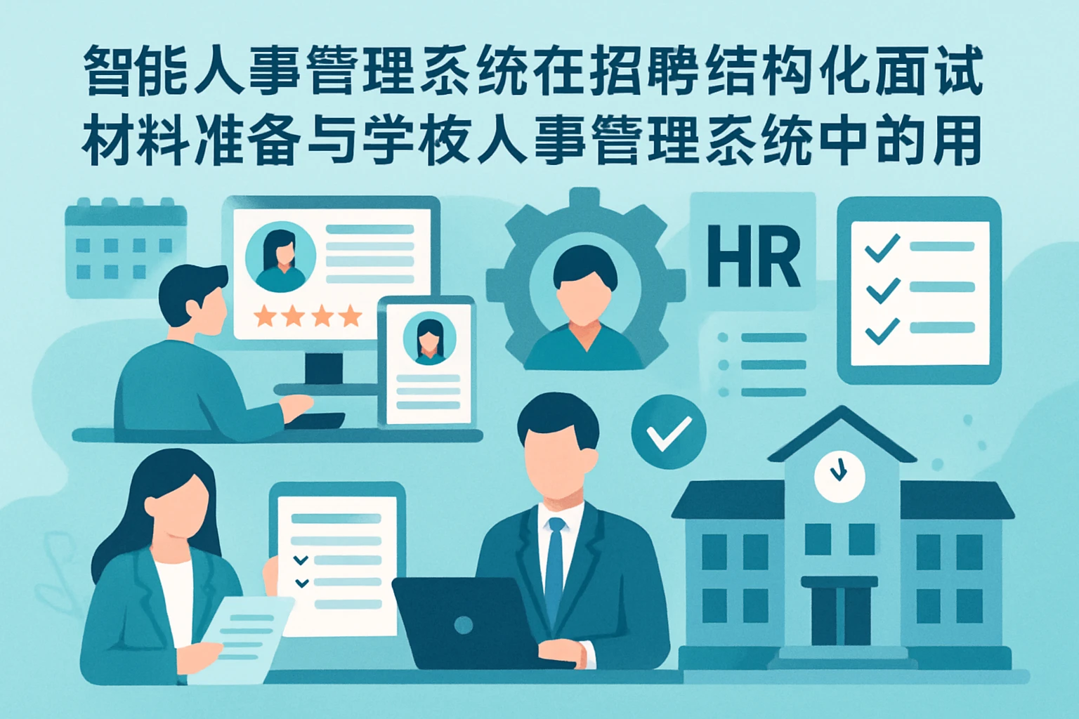 智能人事管理系统在招聘结构化面试材料准备与学校人事管理系统中的应用