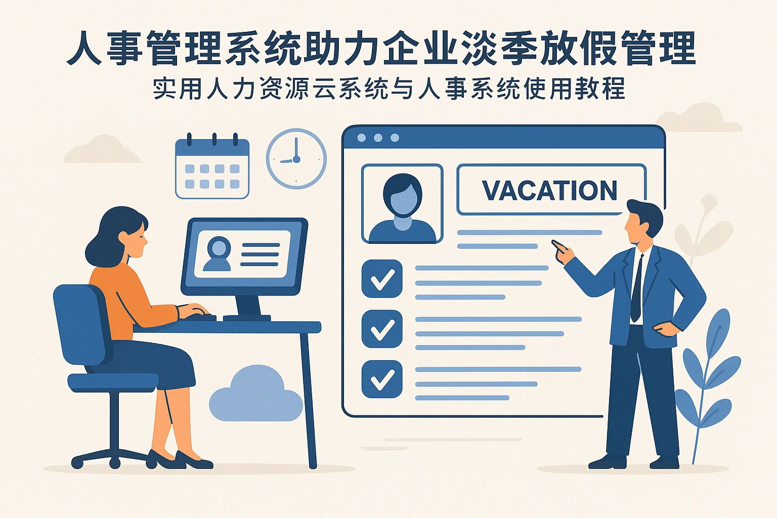 人事管理系统助力企业淡季放假管理——实用人力资源云系统与人事系统使用教程
