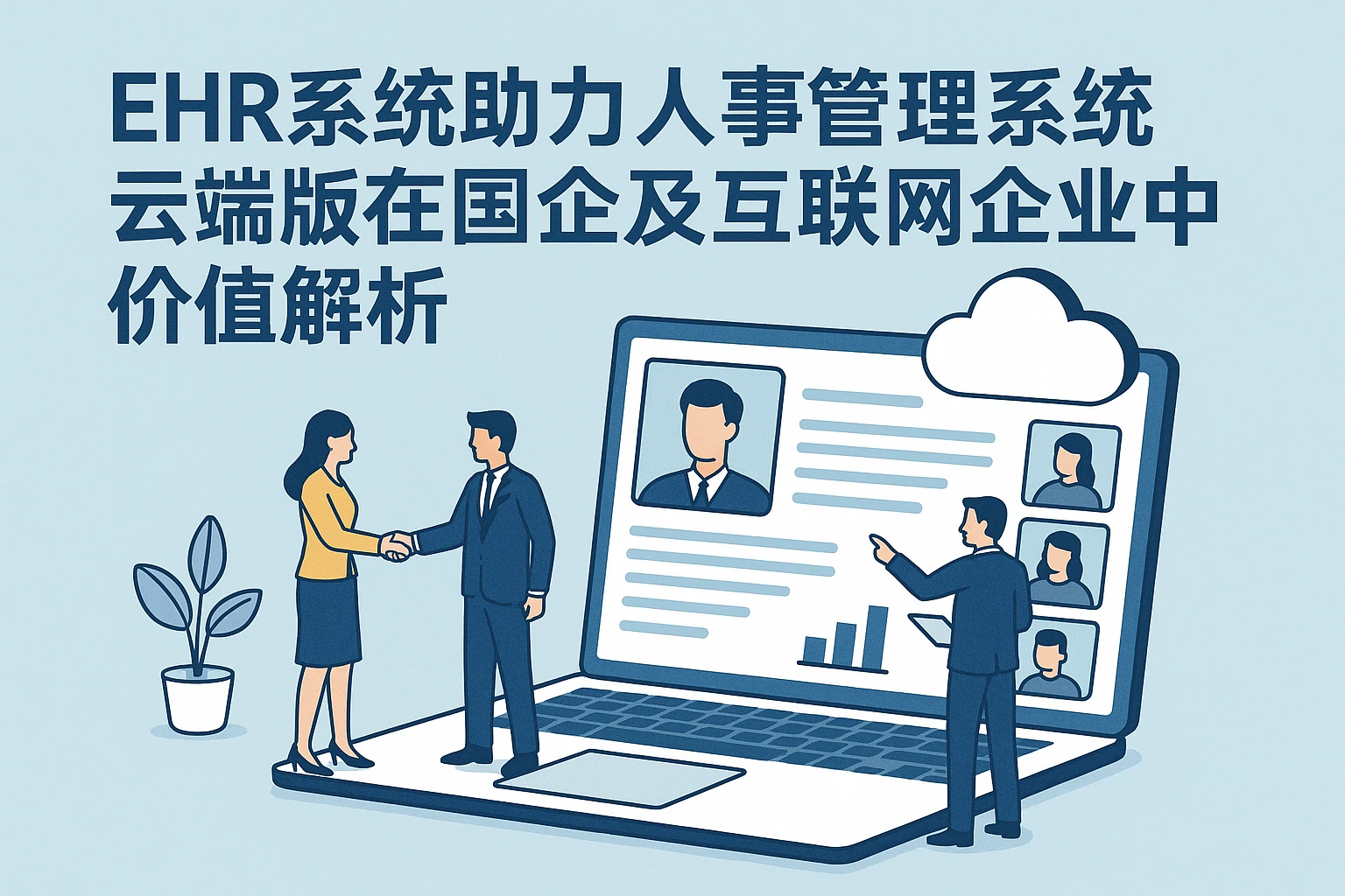 EHR系统助力人事管理系统云端版在国企及互联网企业中的价值解析