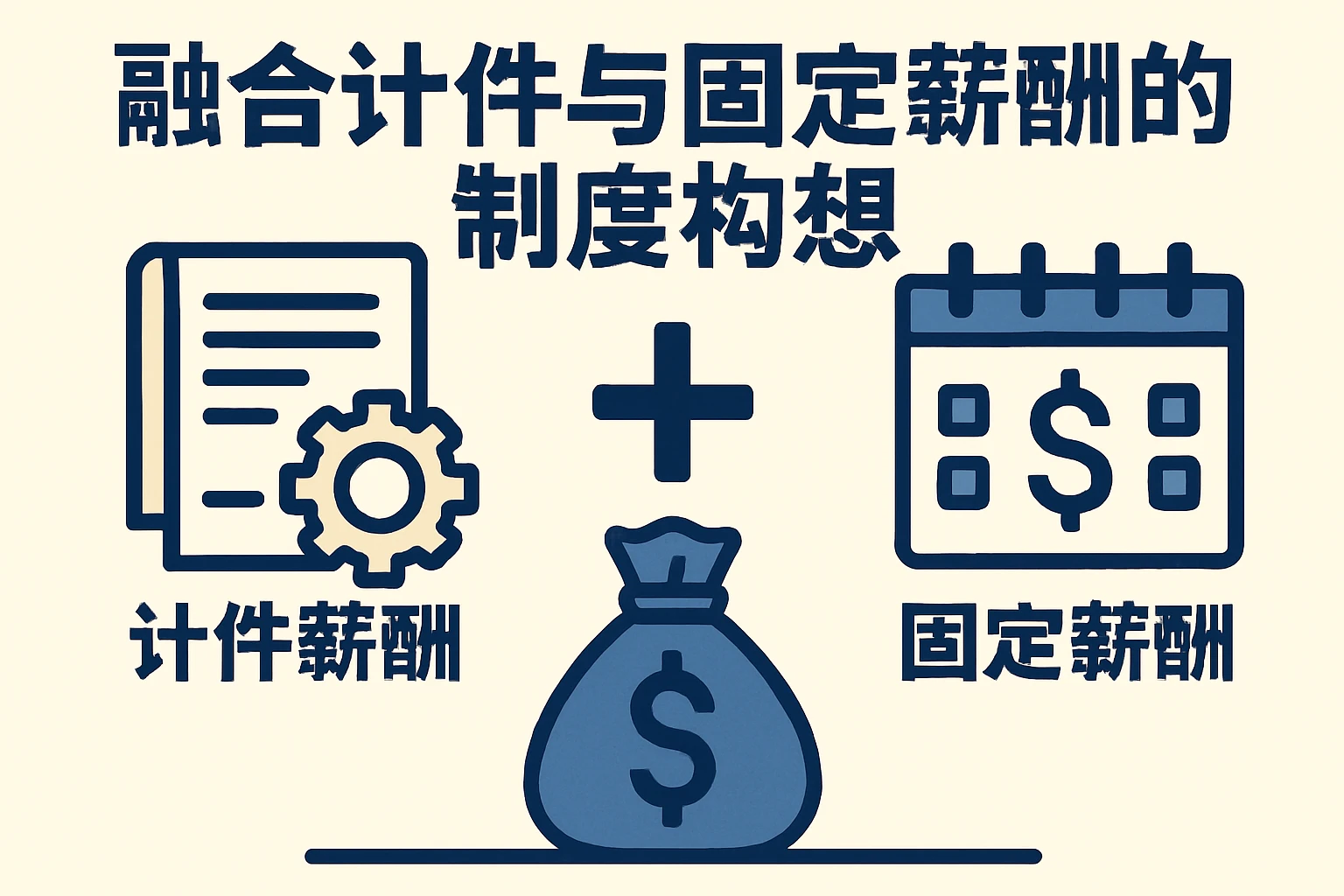 融合计件与固定薪酬的制度构想
