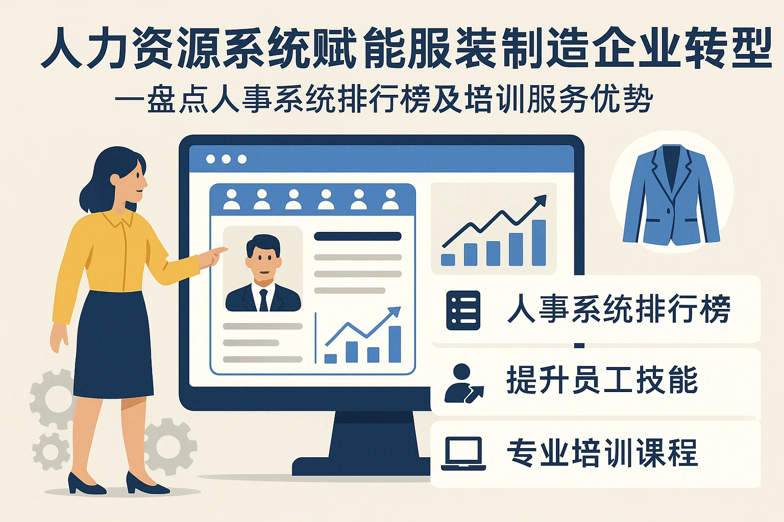 人力资源系统赋能服装制造企业转型——盘点人事系统排行榜及培训服务优势