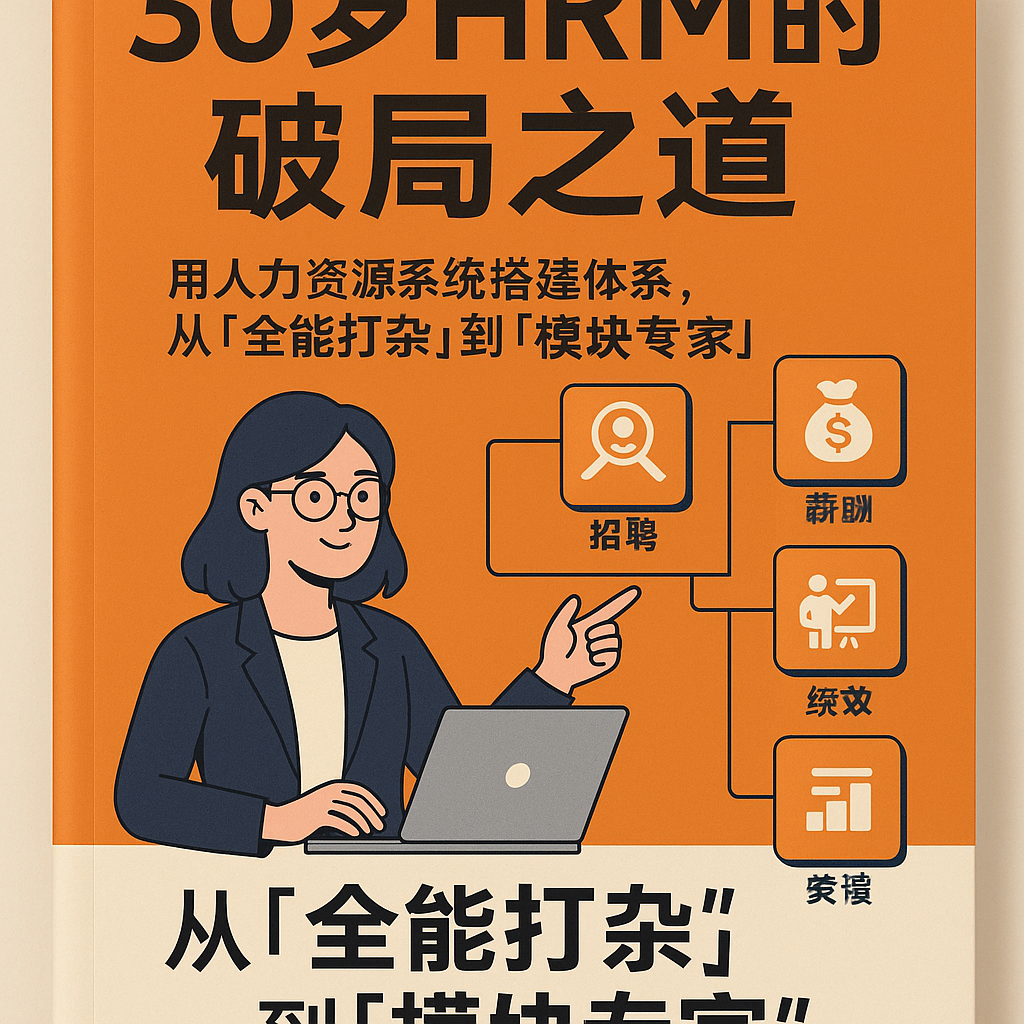 30岁HRM的破局之道：用人力资源系统搭建体系，从“全能打杂”到“模块专家”