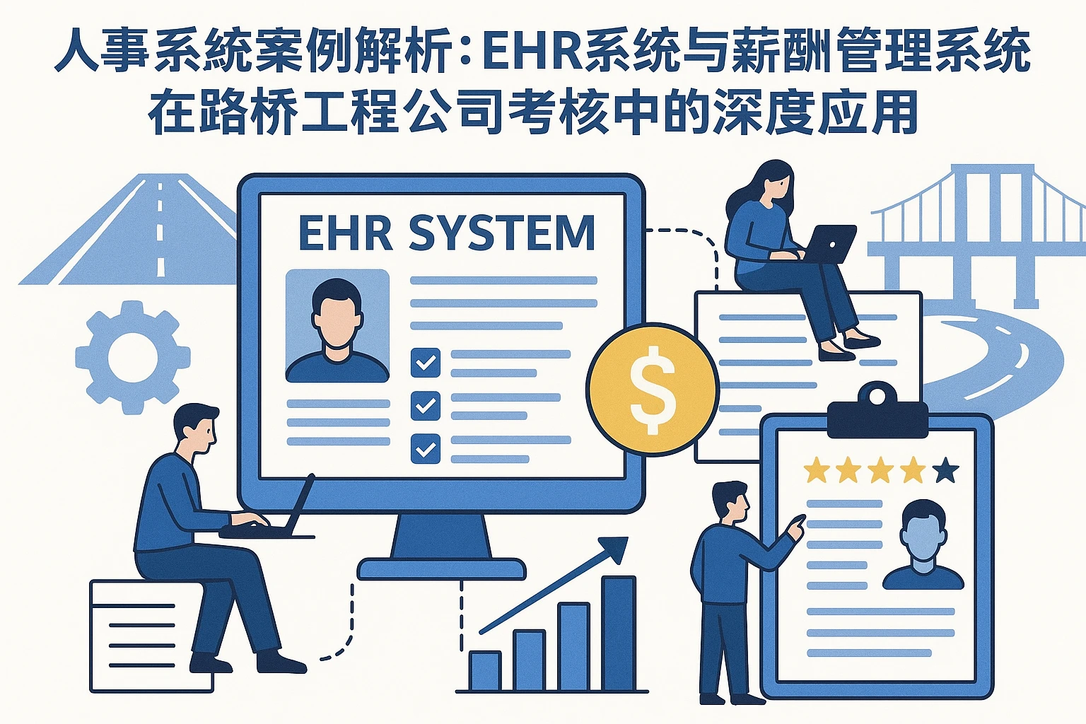 人事系统案例解析：EHR系统与薪酬管理系统在路桥工程公司考核中的深度应用
