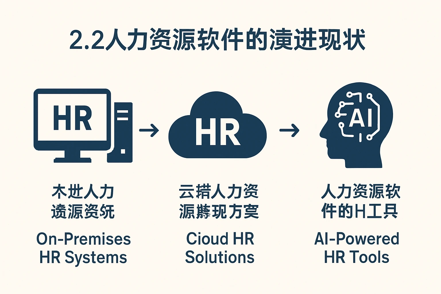 2.2 人力资源软件的演进现状