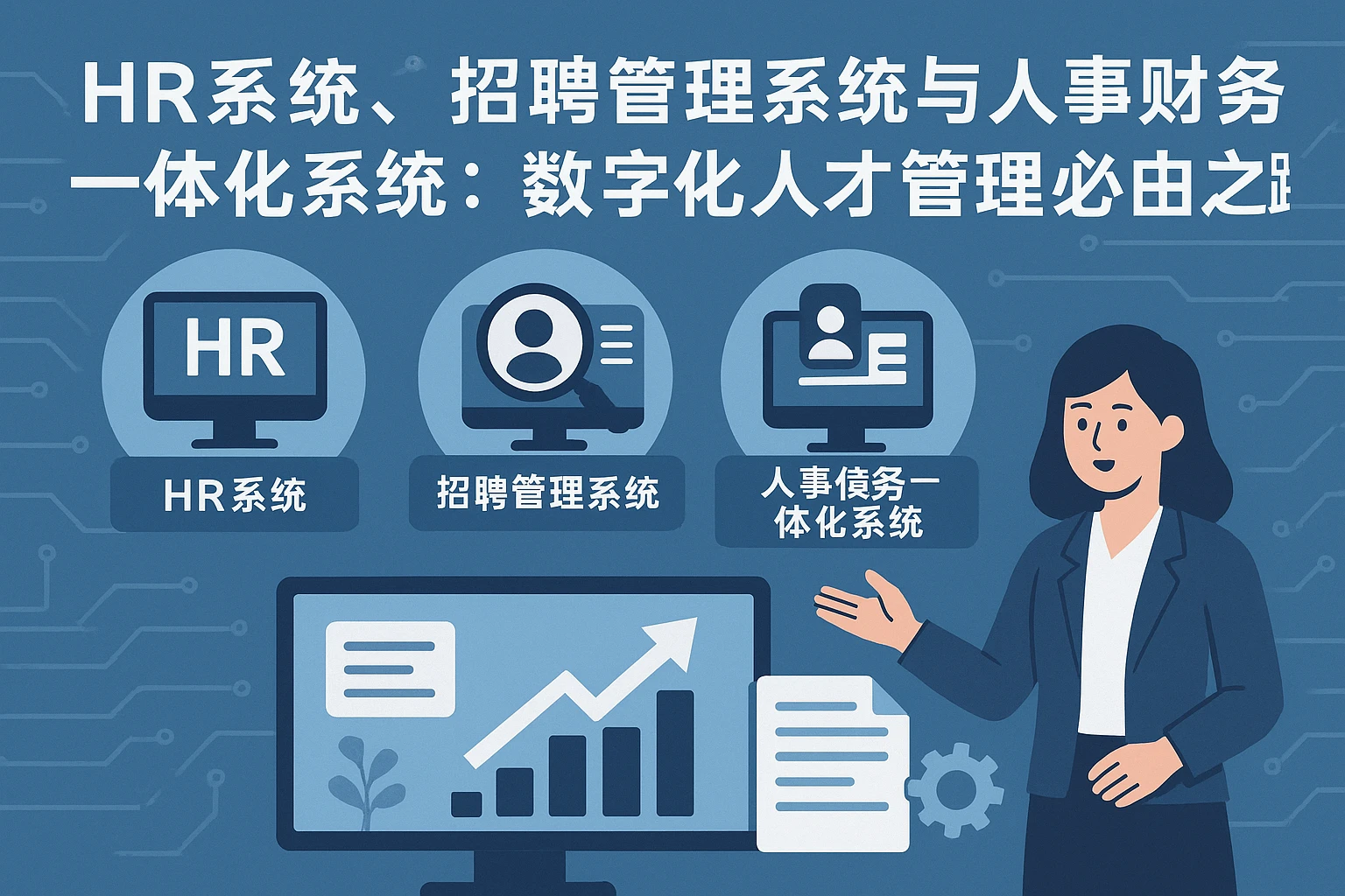 HR系统、招聘管理系统与人事财务一体化系统：数字化人才管理的必由之路