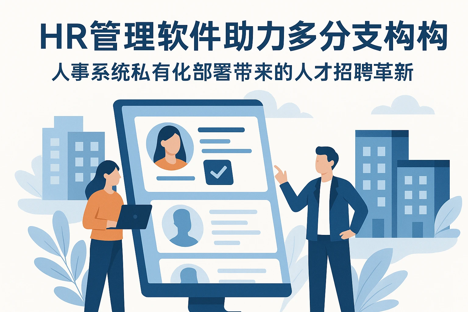 HR管理软件助力多分支机构——人事系统私有化部署带来的人才招聘革新