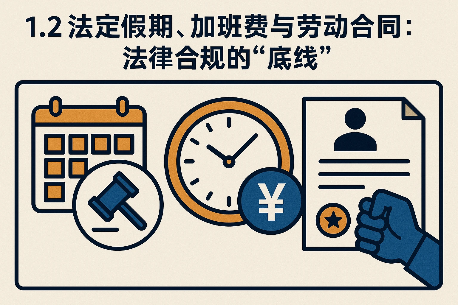 1.2 法定假期、加班费与劳动合同:法律合规的“底线”