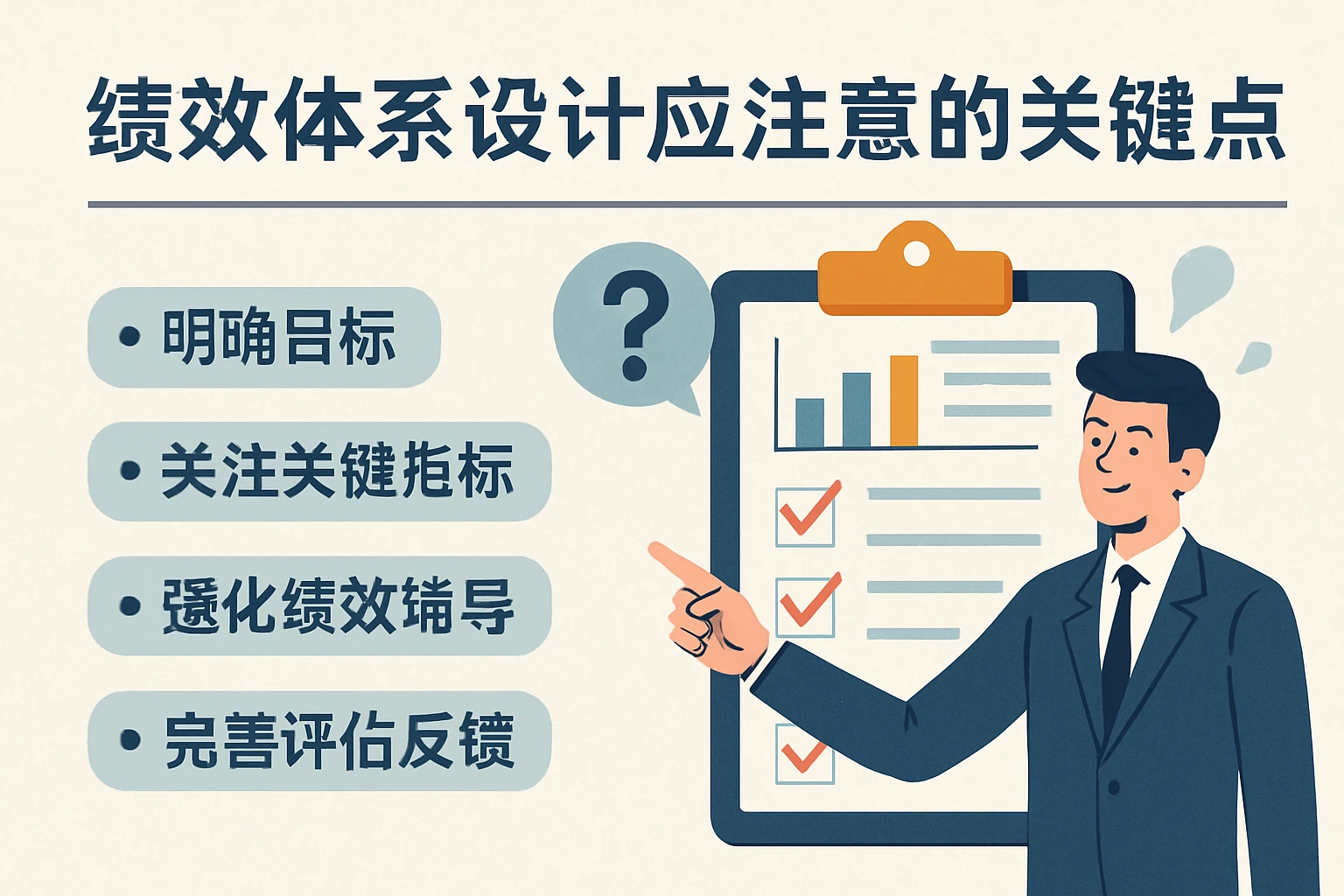 绩效体系设计应注意的关键点