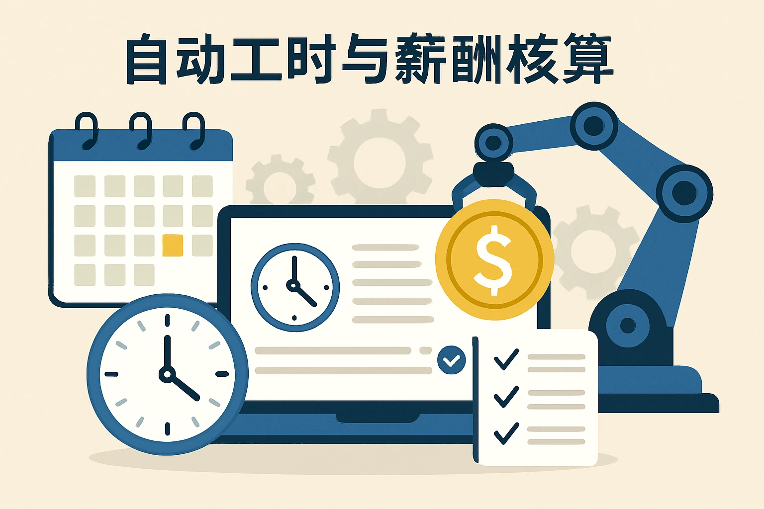 自动工时与薪酬核算
