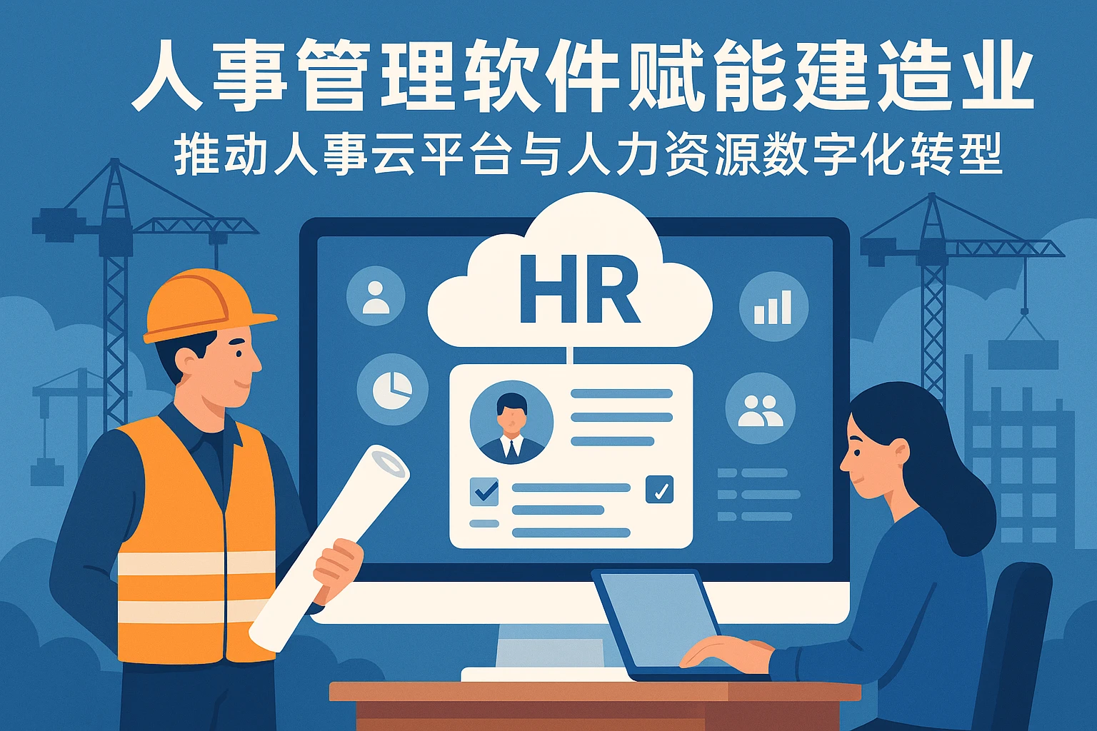 人事管理软件赋能建造业：推动人事云平台与人力资源数字化转型