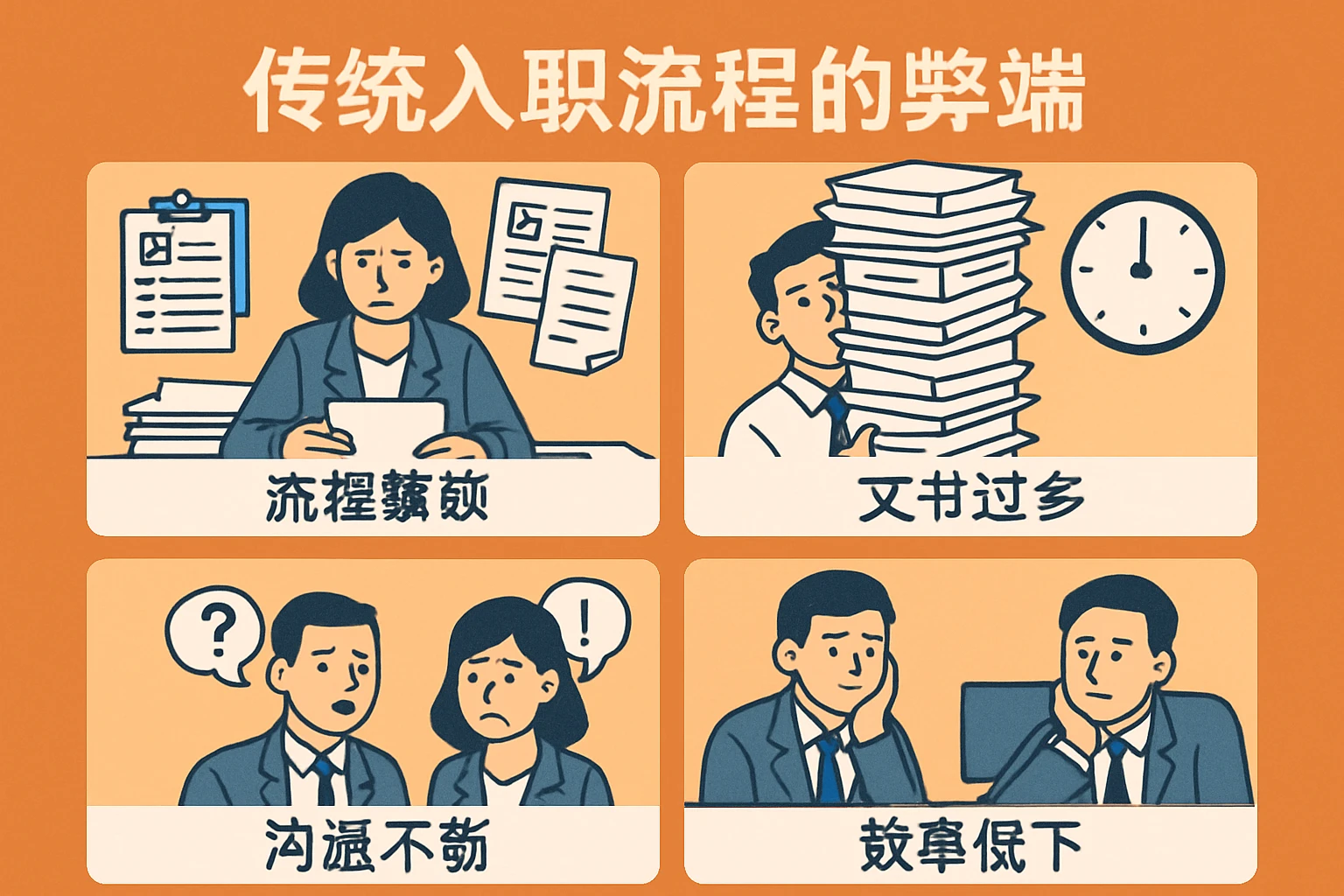 传统入职流程的弊端