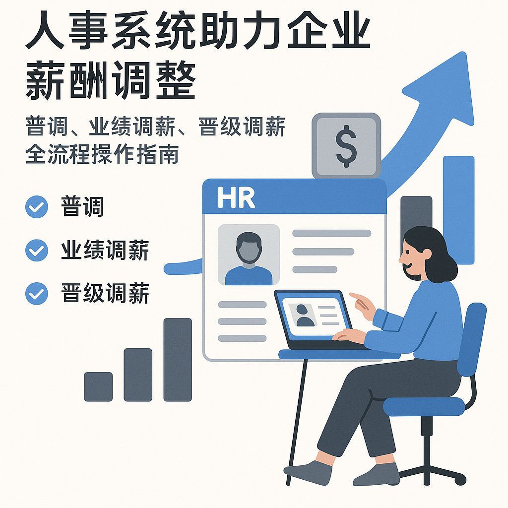人事系统助力企业薪酬调整:普调、业绩调薪、晋级调薪全流程操作指南