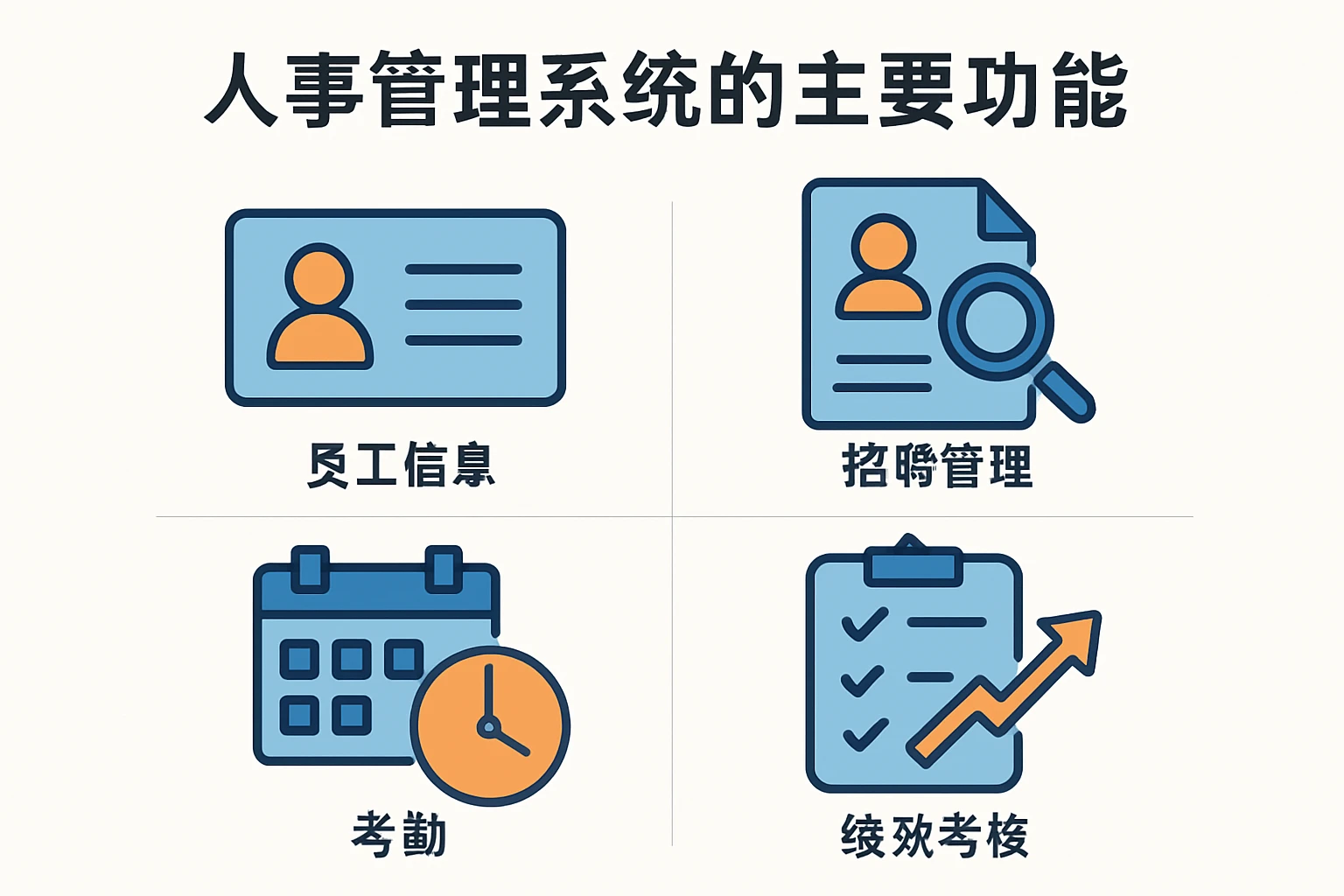 人事管理系统的主要功能