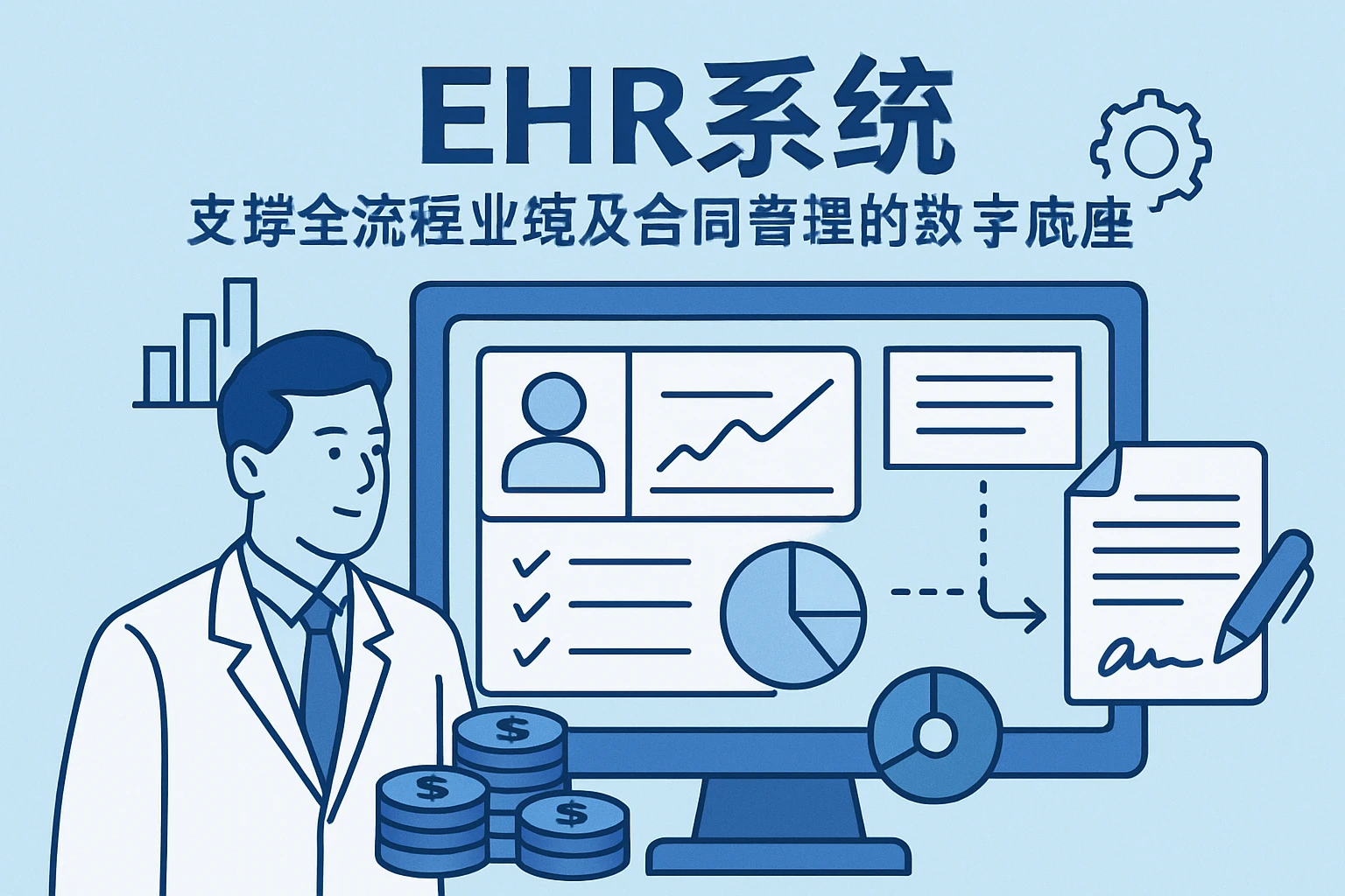 EHR系统——支撑全流程业绩及合同管理的数字底座