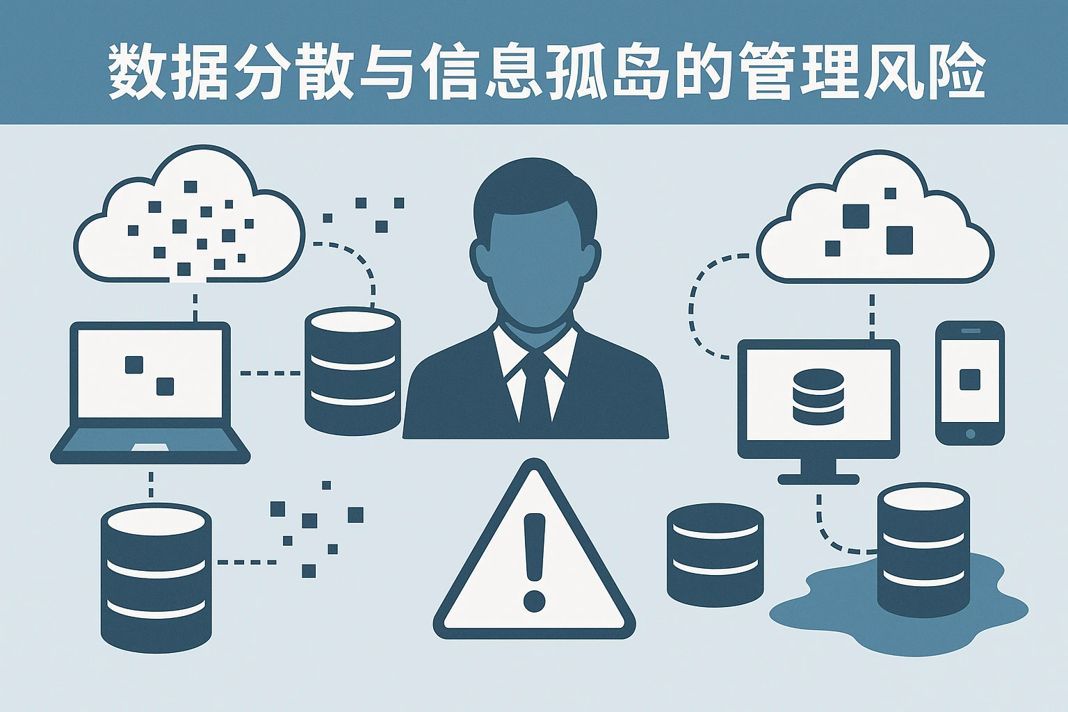 数据分散与信息孤岛的管理风险