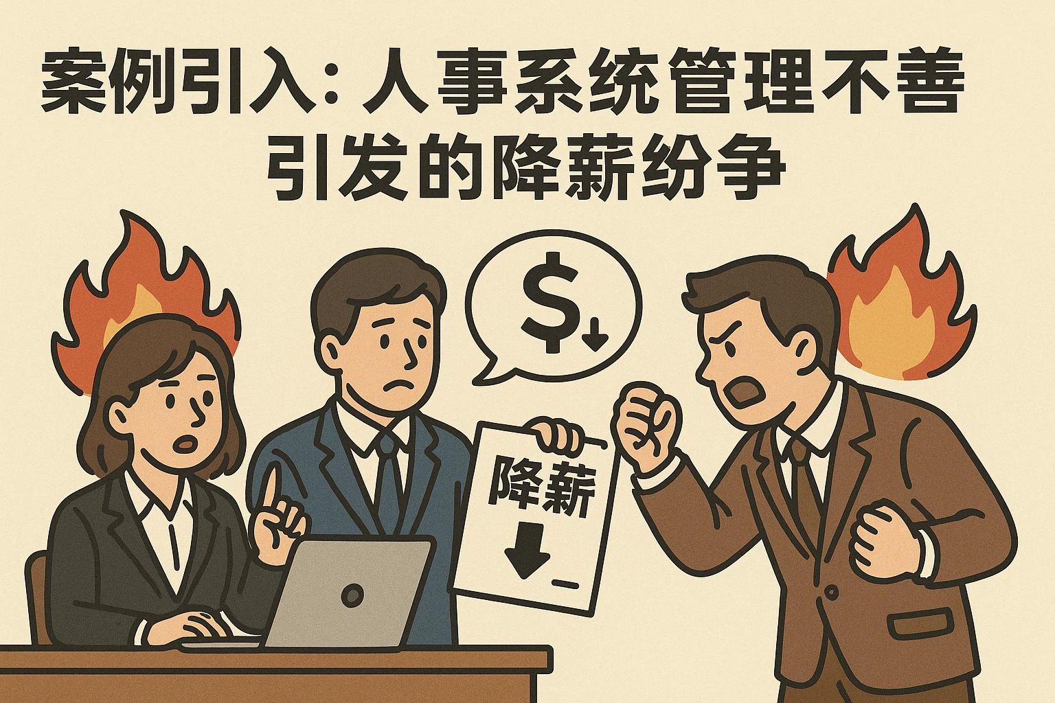 案例引入：人事系统管理不善引发的降薪纷争