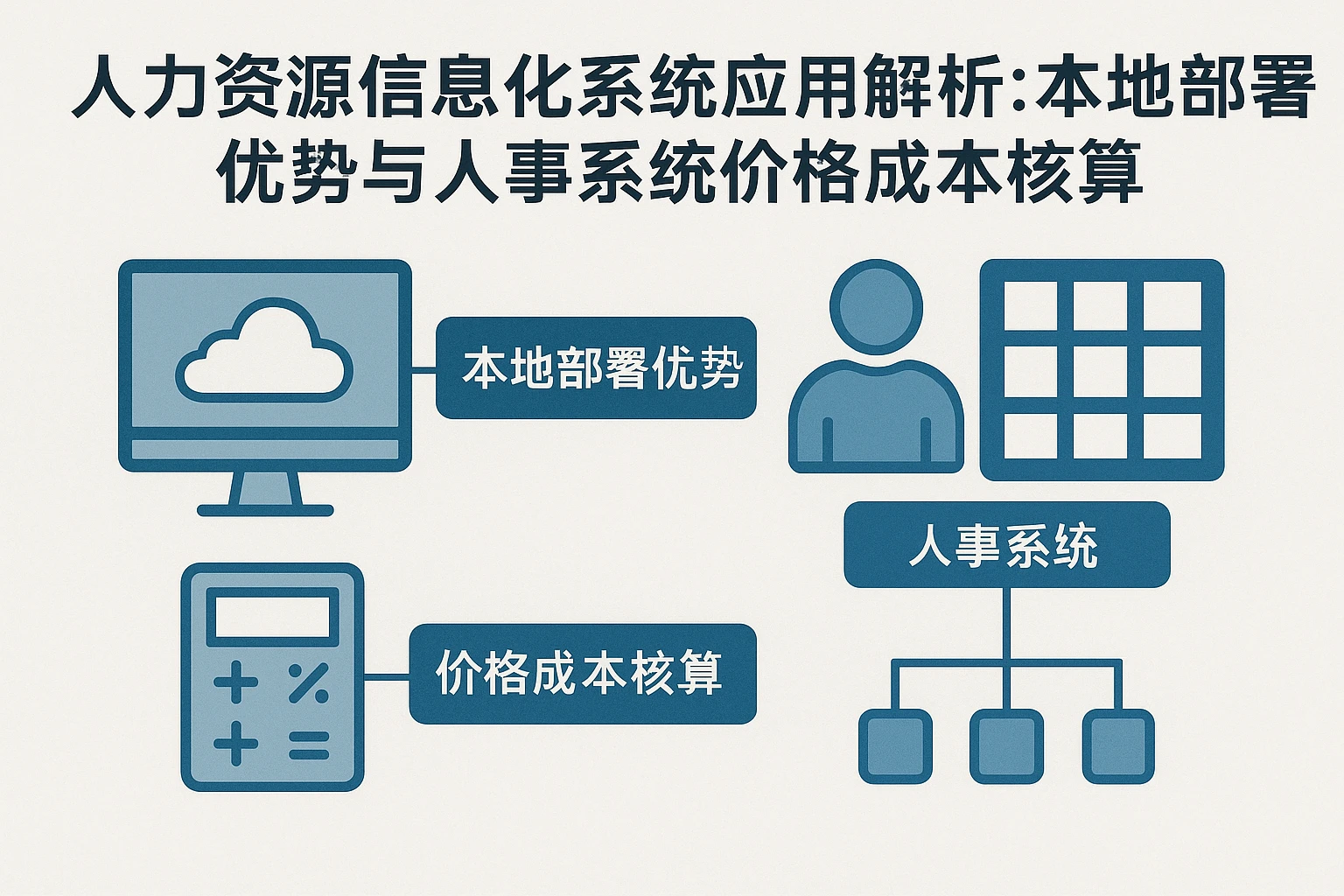 人力资源信息化系统应用解析：本地部署优势与人事系统价格成本核算
