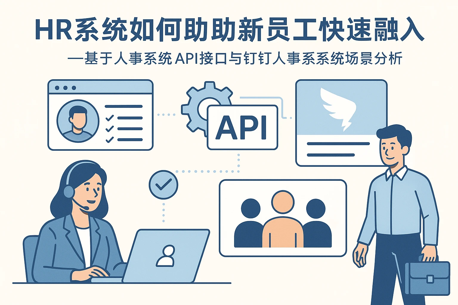 HR系统如何助力新员工快速融入团队——基于人事系统API接口与钉钉人事系统的场景分析