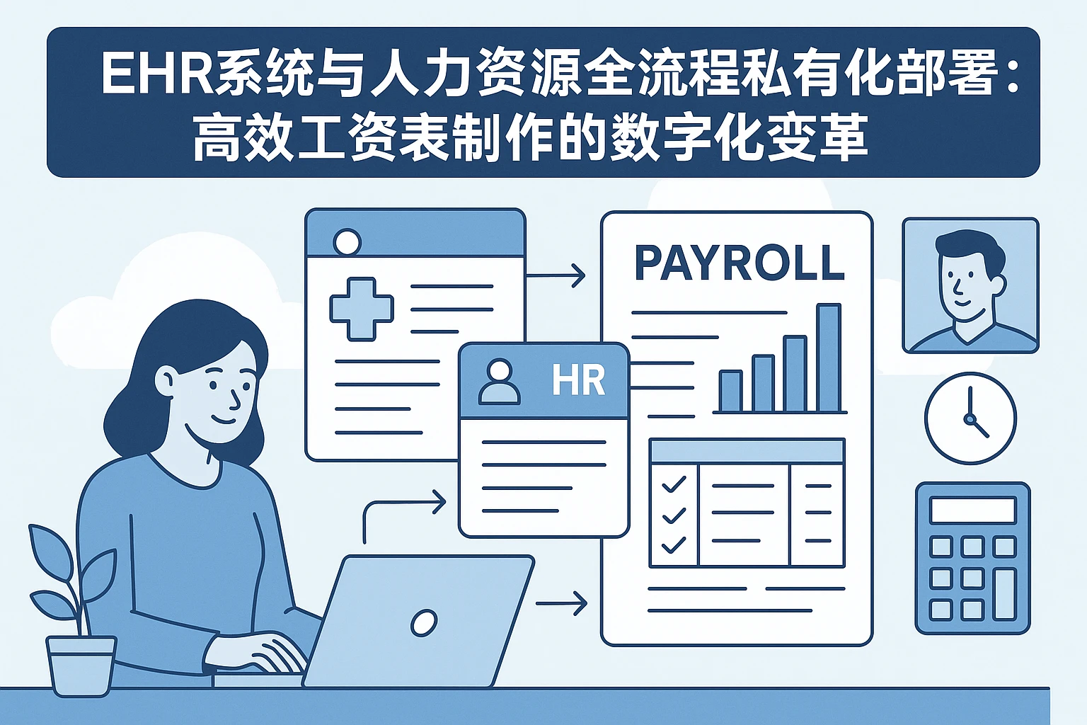 EHR系统与人力资源全流程私有化部署：高效工资表制作的数字化变革