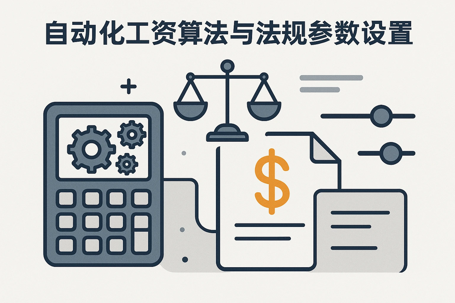 自动化工资算法与法规参数设置