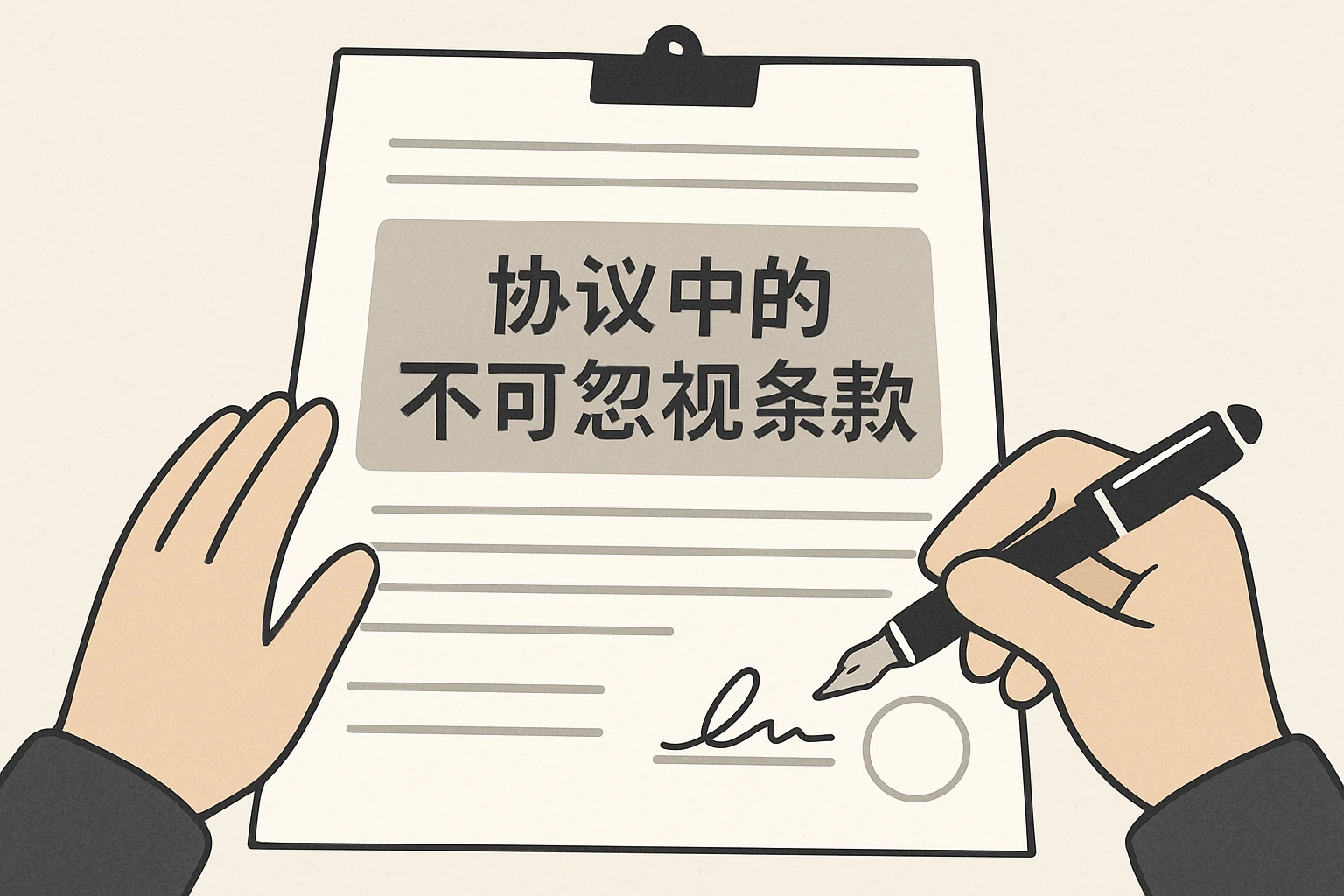协议中的不可忽视条款