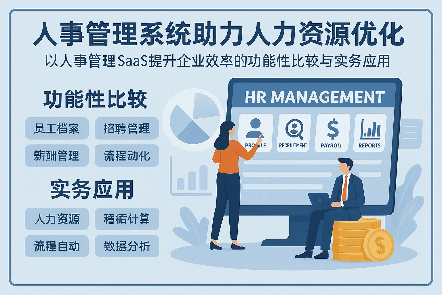 人事管理系统助力人力资源优化：以人事管理SaaS提升企业效率的功能性比较与实务应用